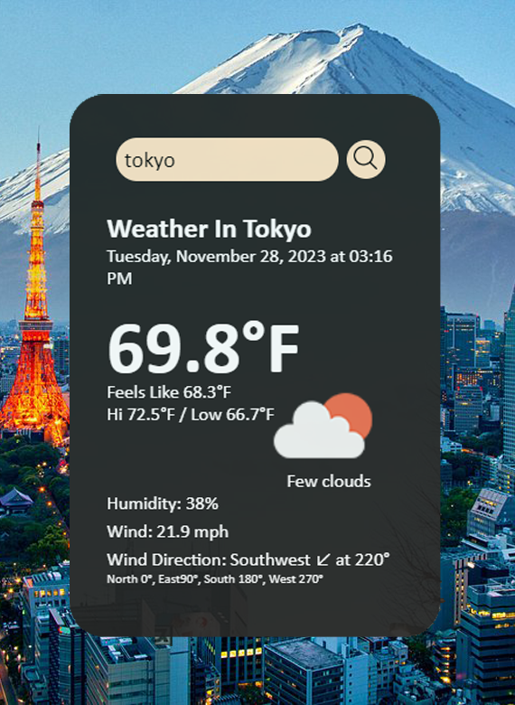 thumbnail for weather app